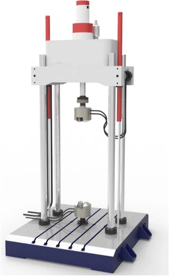 250KN elektro - hydraulický testovací stroj na únavu